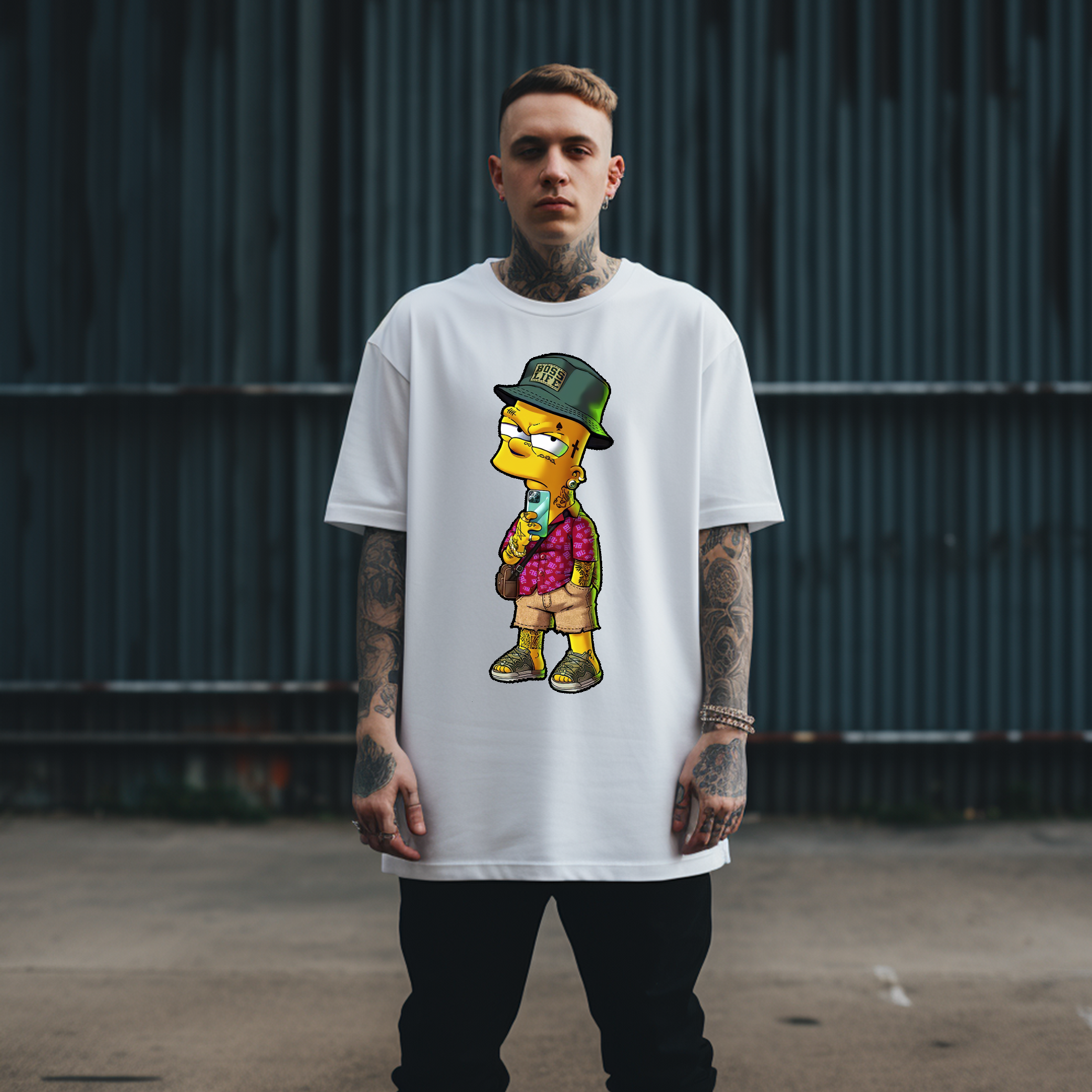 Polera Bart Simpson Ur - Estilo Urbano-1