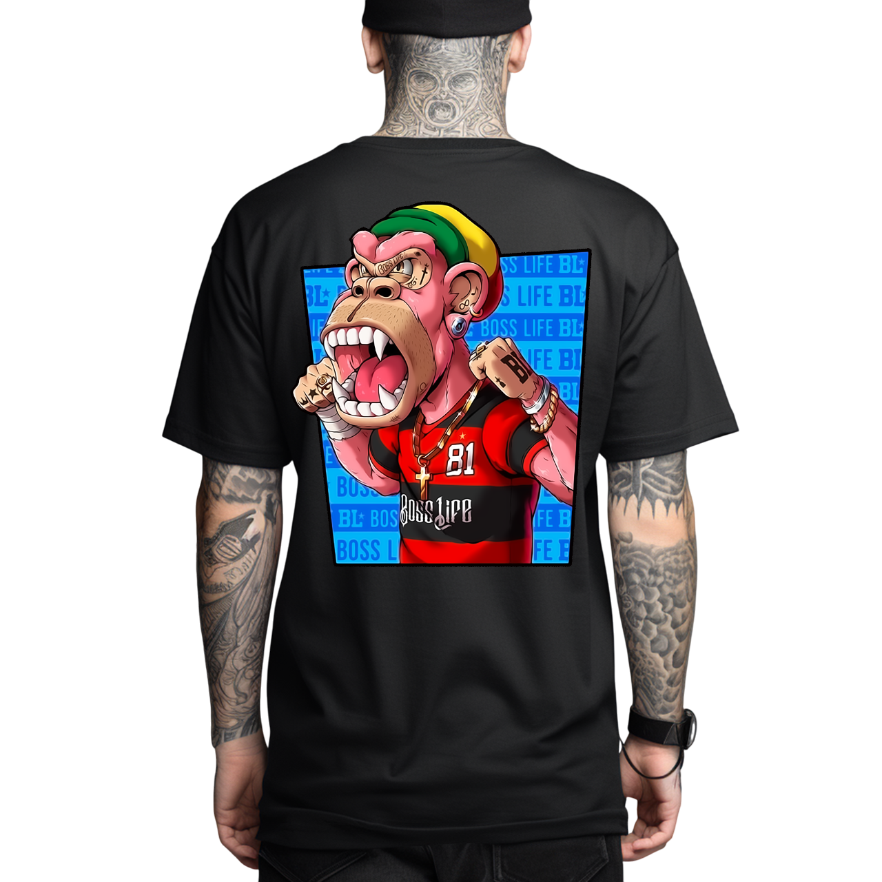 Polera Monkey - Estilo Urbano-0