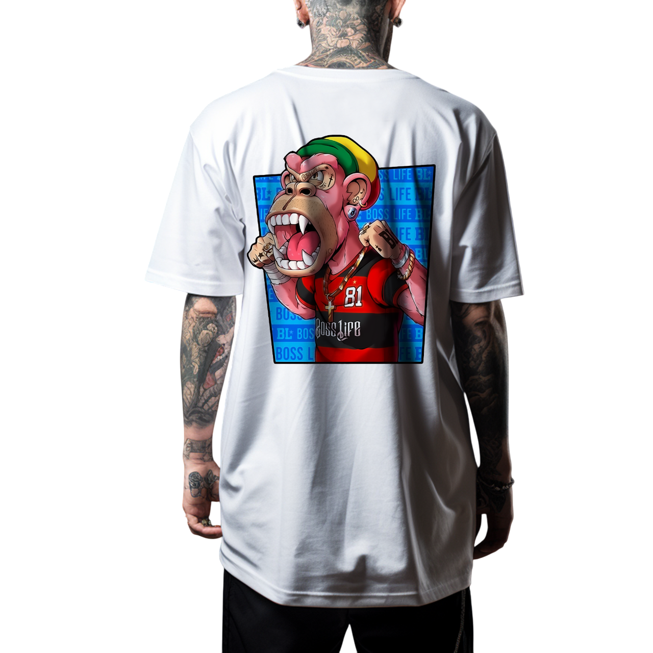 Polera Monkey - Estilo Urbano-0