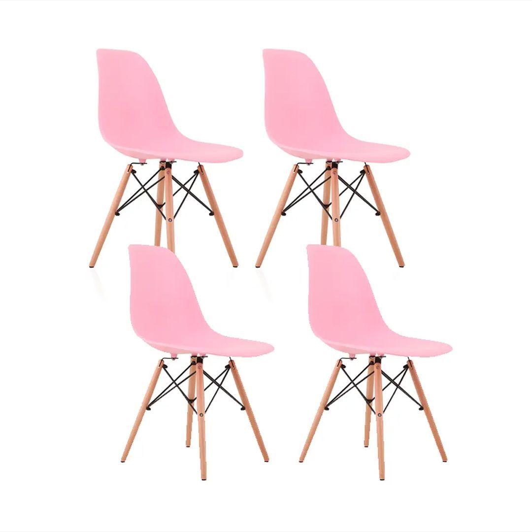 Pack 4 Sillas Clásicas Eames Réplica -0