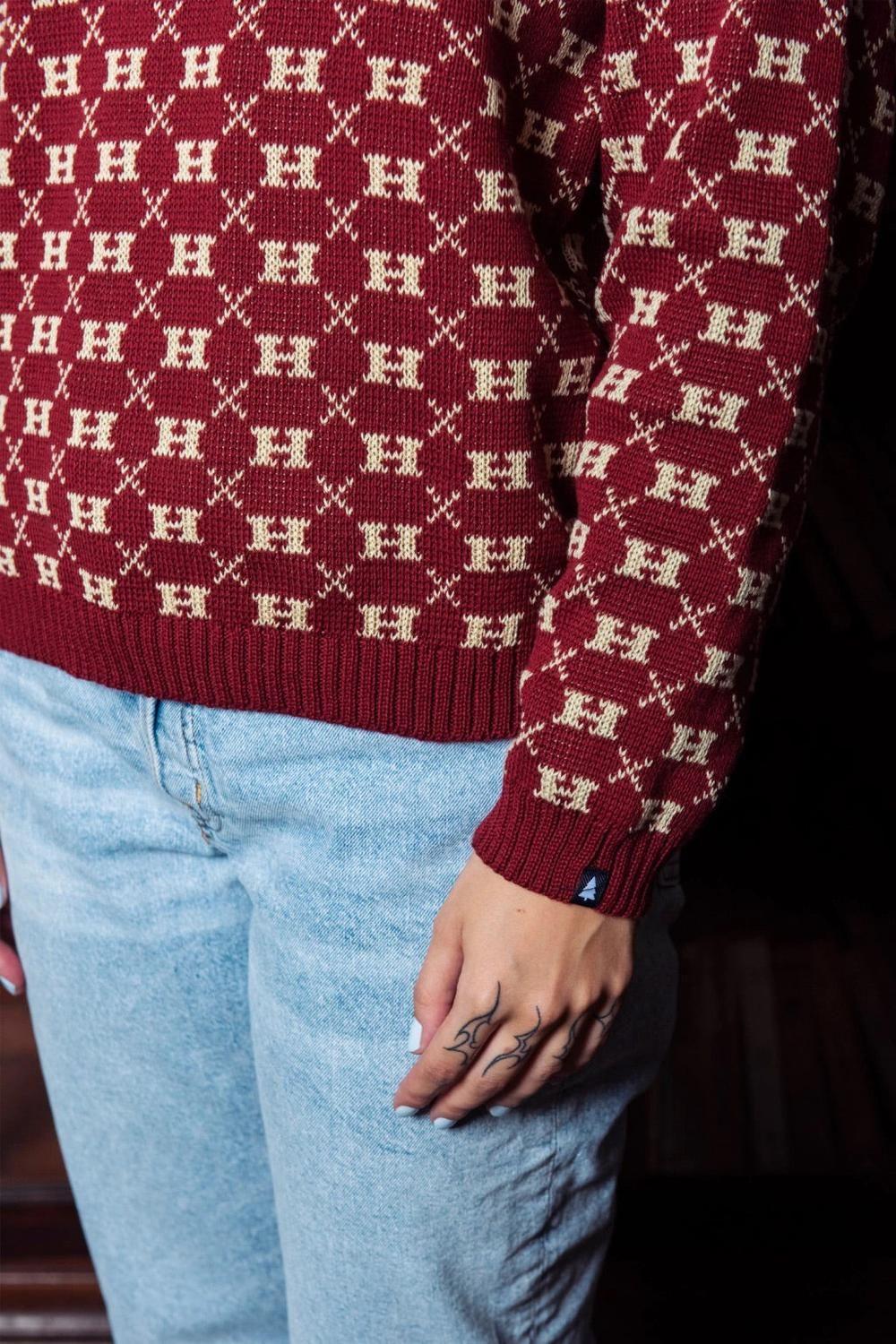 Harry Potter Hogwarts Pattern Sweater-1