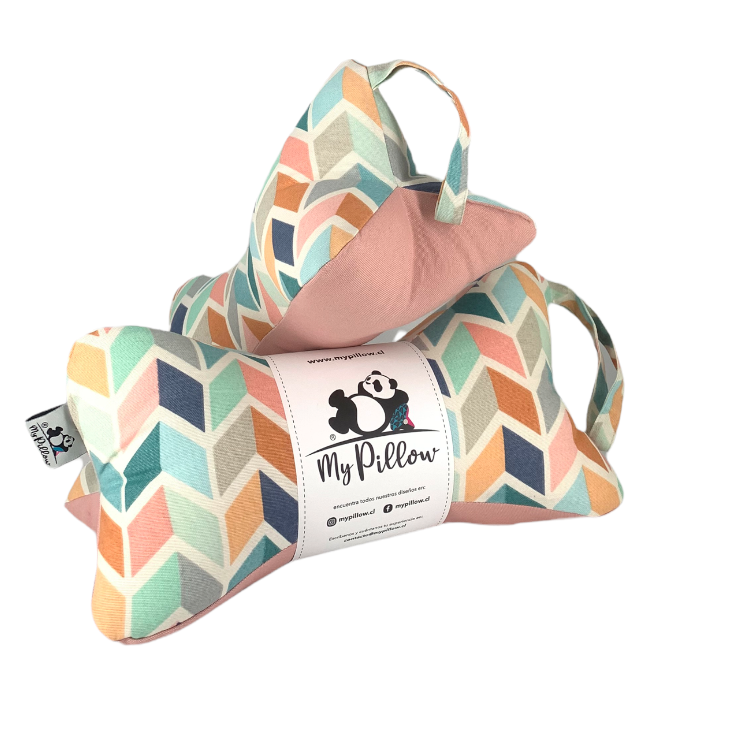 Cojin/ Almohada/ My Pillow Mosaico Rosa  -2