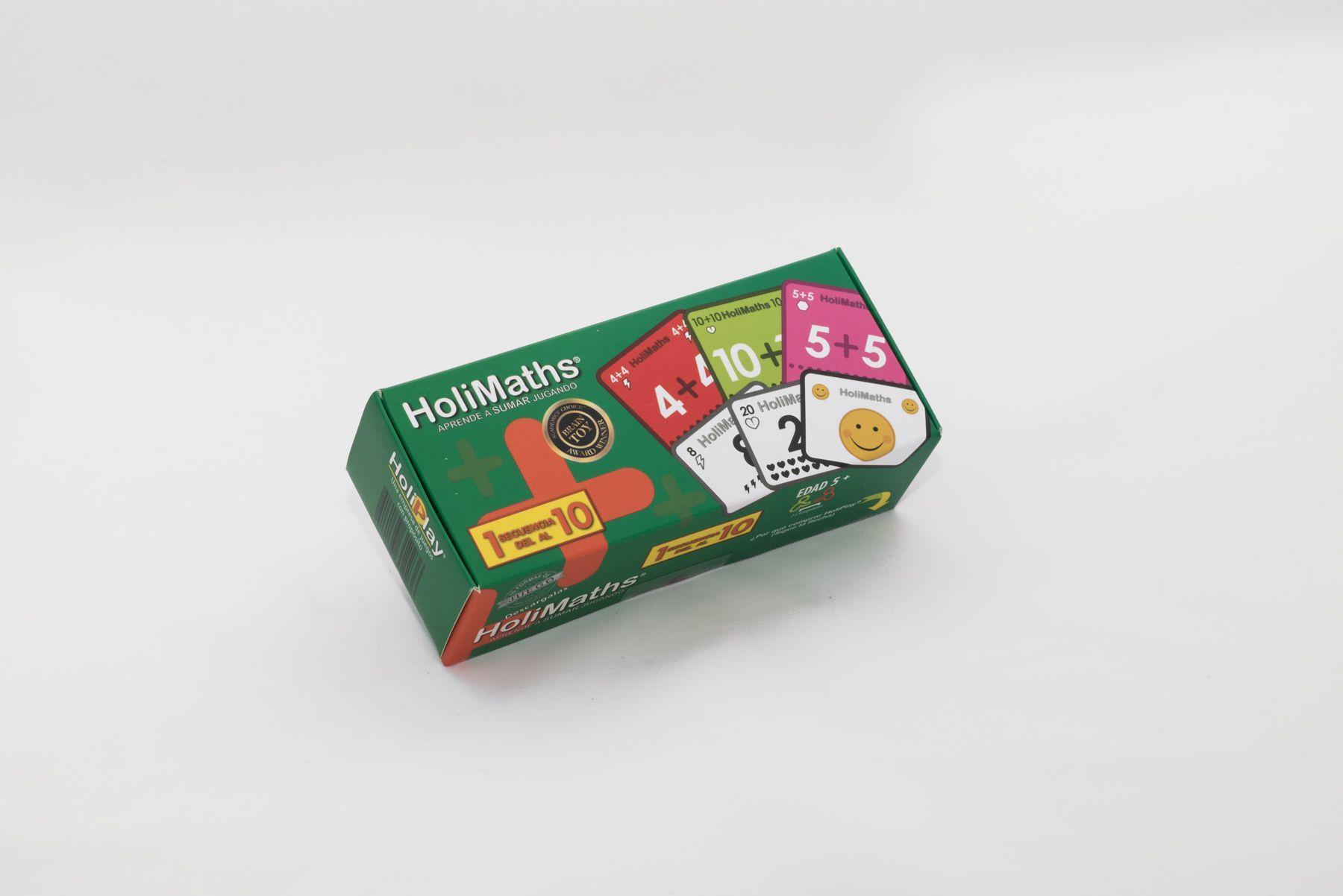 Cartas Aprende a Sumar con HoliMaths+ 1-10-0