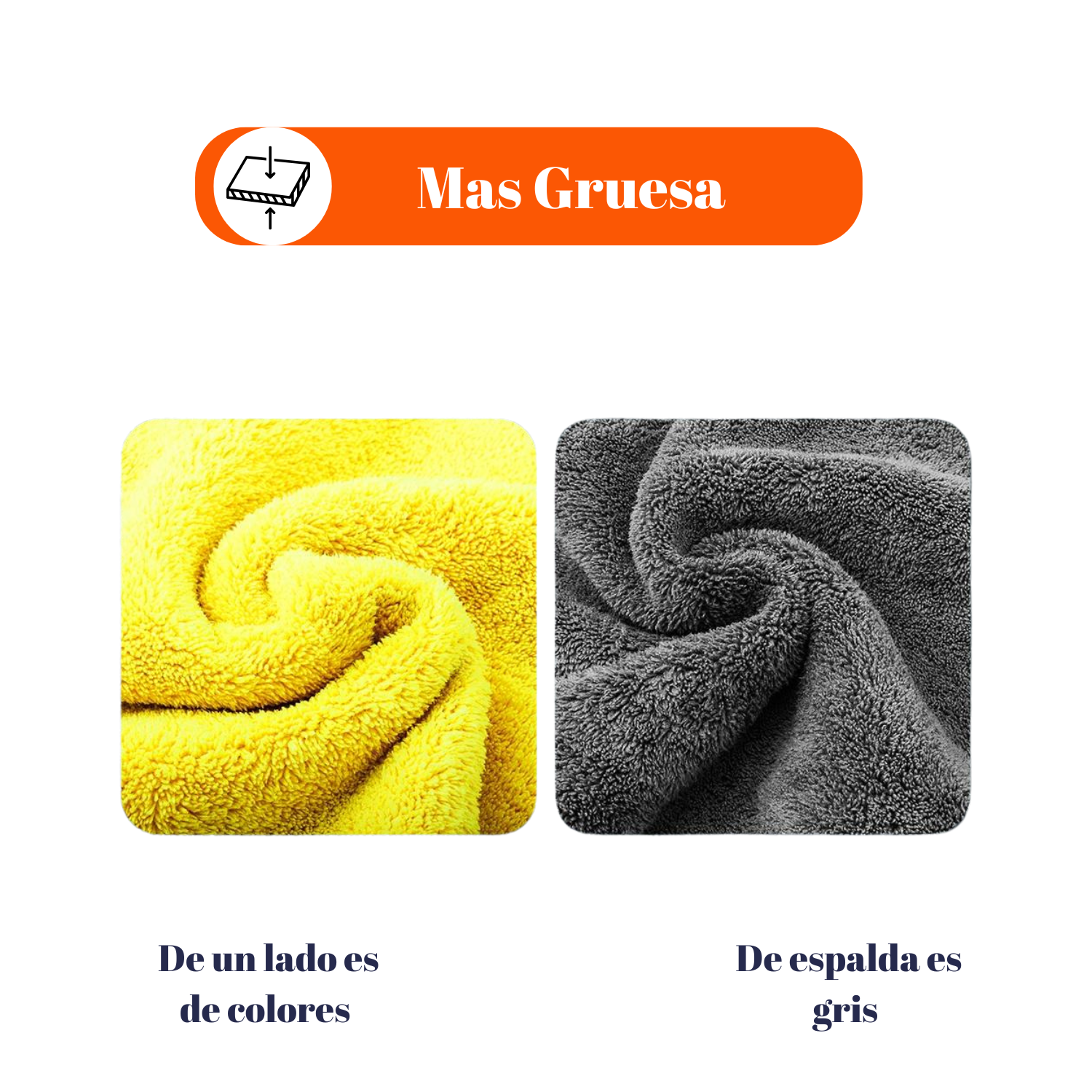 Pack 12 Paños Tollas Microfibra Para Secado Del Auto 30x40cm-7