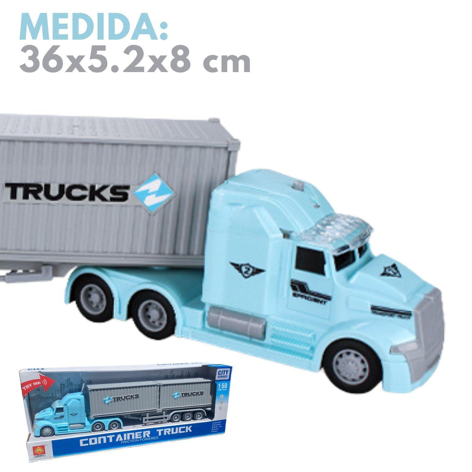 Camion Juguete Contenedor Container Truck Con Luz Y Sonido Agregar a favoritos-2