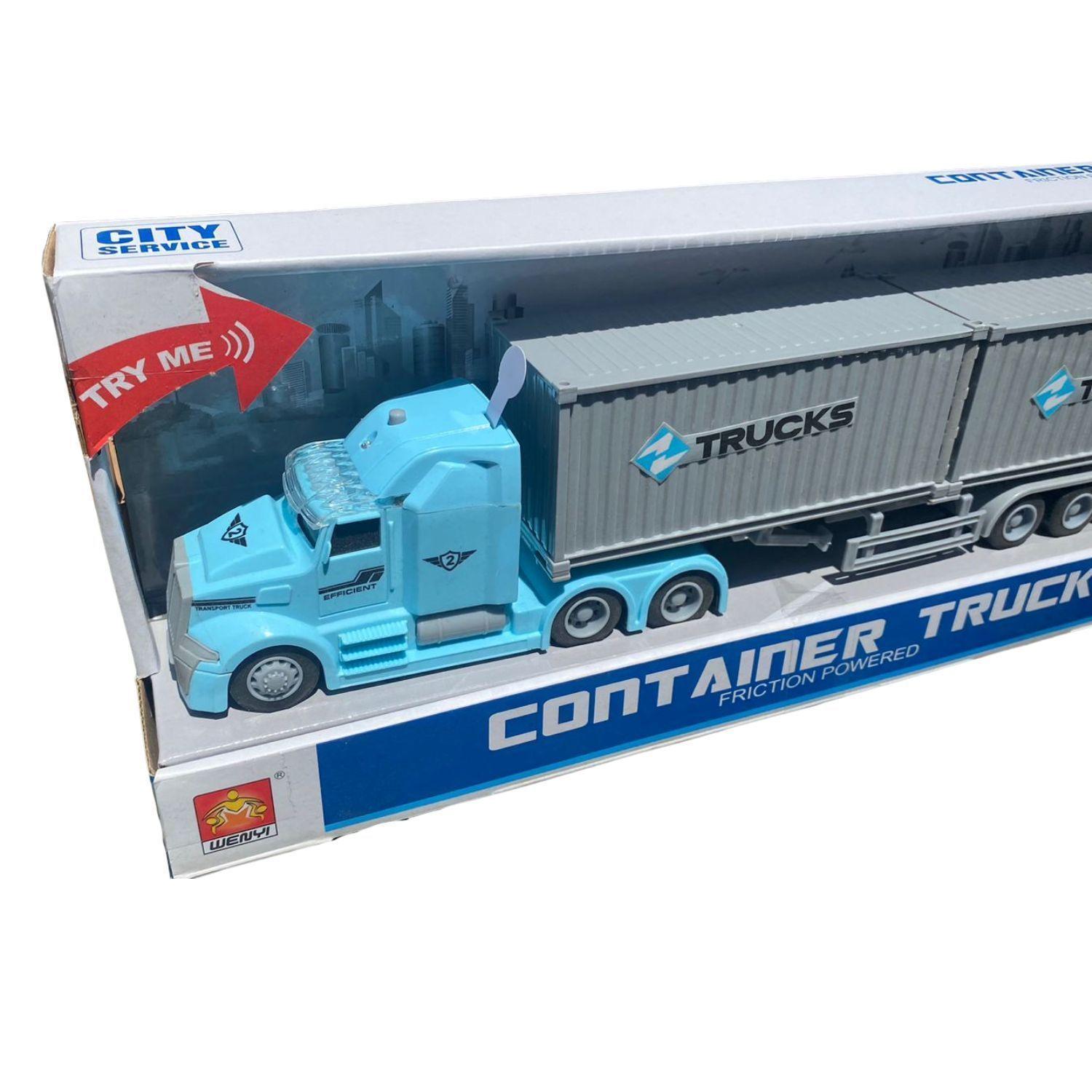 Camion Juguete Contenedor Container Truck Con Luz Y Sonido Agregar a favoritos-4