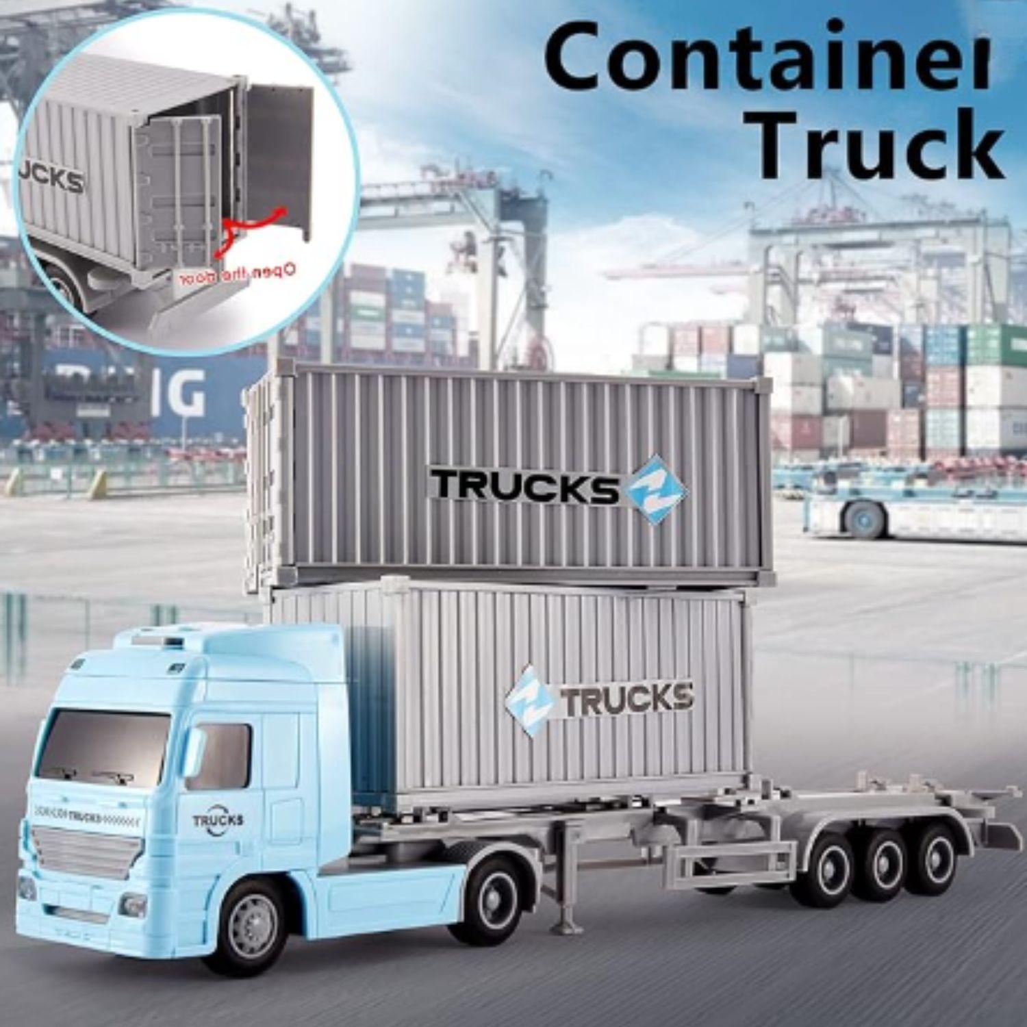 Camion Juguete Contenedor Container Truck Con Luz Y Sonido Agregar a favoritos-6