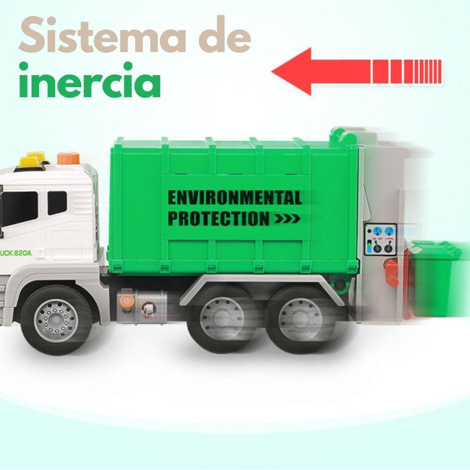 Juguete Camion De Basura Recolector Desecho Con Luz Y Sonido-4