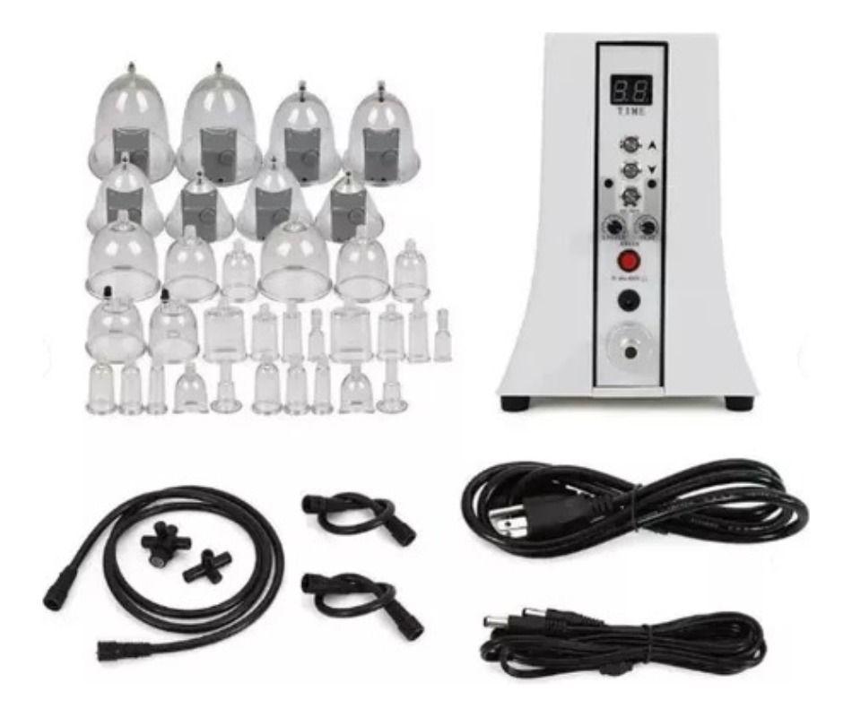Vacuum Terapia Infrarrojo 35 Ventosas +mas+ Carro Ayudante-4