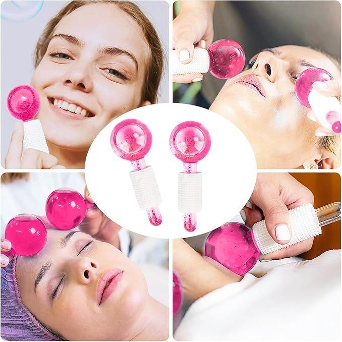 Hockey Sobre Hielo De Gran Belleza,Enfriamiento Facial  Rosado-3