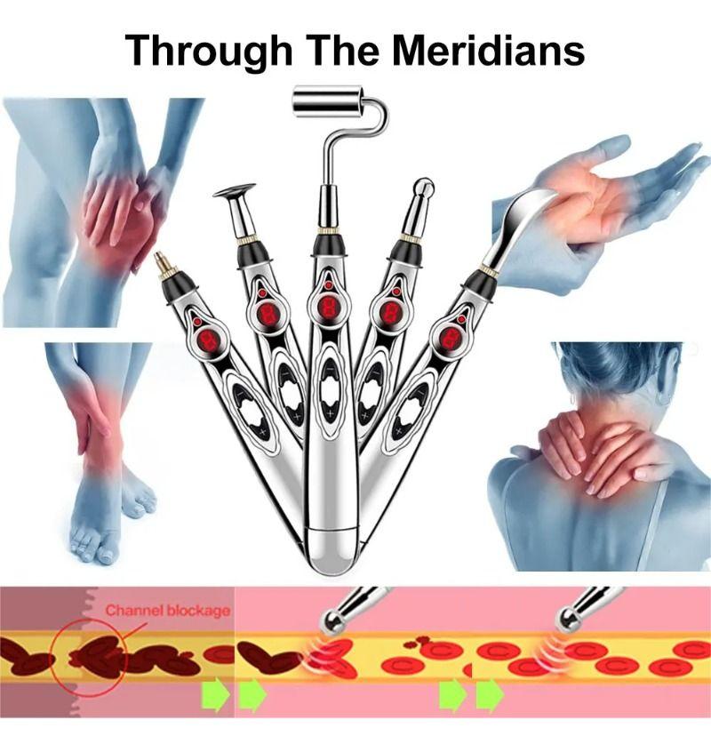 Estimulador Muscular Portatil Masajeador Packs 2 En 1-5