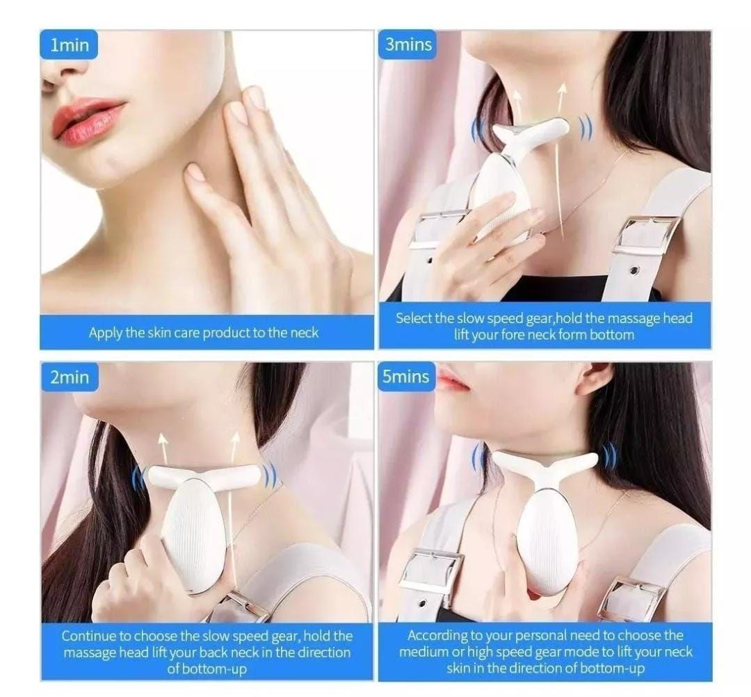 Masajeador Ultrasonido Cavitación Facial Cuello Adelgazante c-4