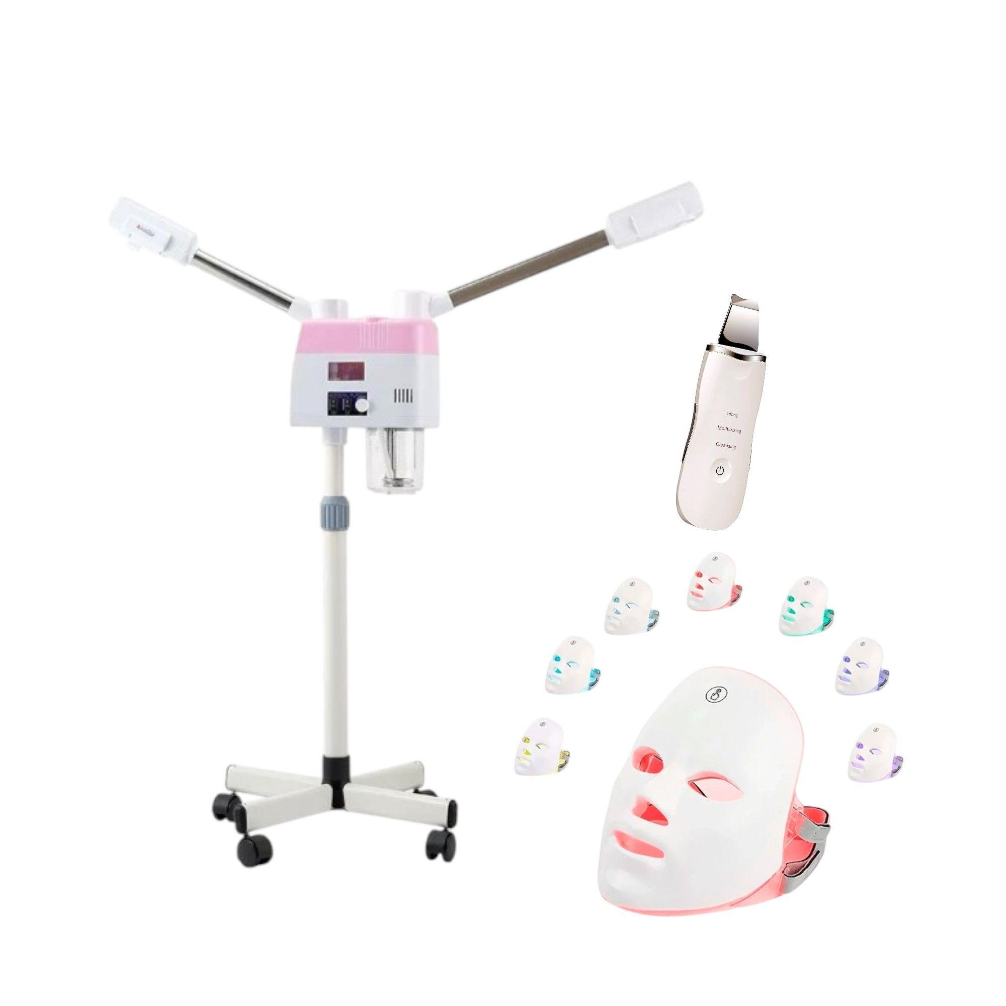 Mascara Led +vaporozono +peeling Profesional Facial.-0
