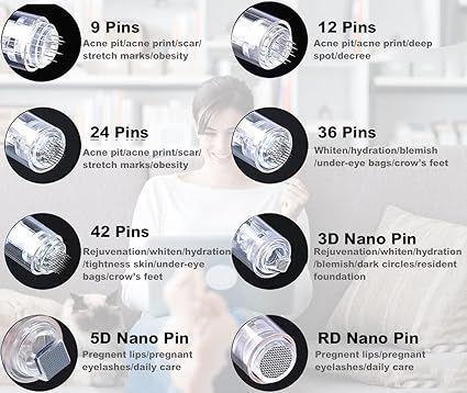 Dispositivo Dermapen Para Mesoterapia10 Repuestos De Regalo-4
