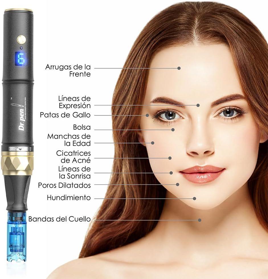 Dr pen Ultima A8s Dermapen Profesional Con 20 cartuchos-2