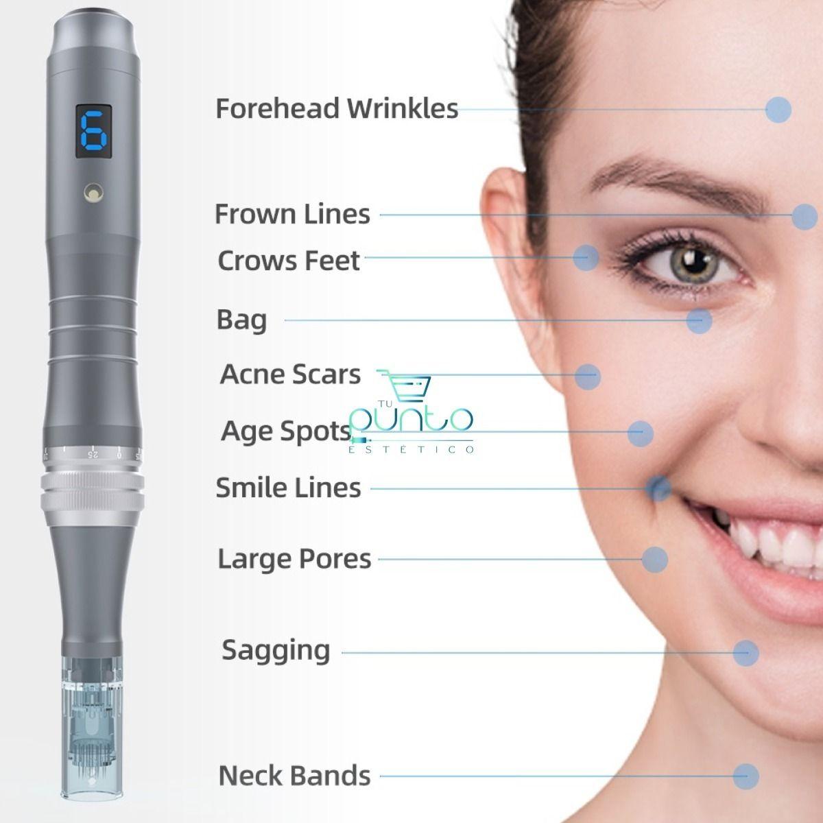 Dermapen M8 Inalámbrico10 Agujas.-2