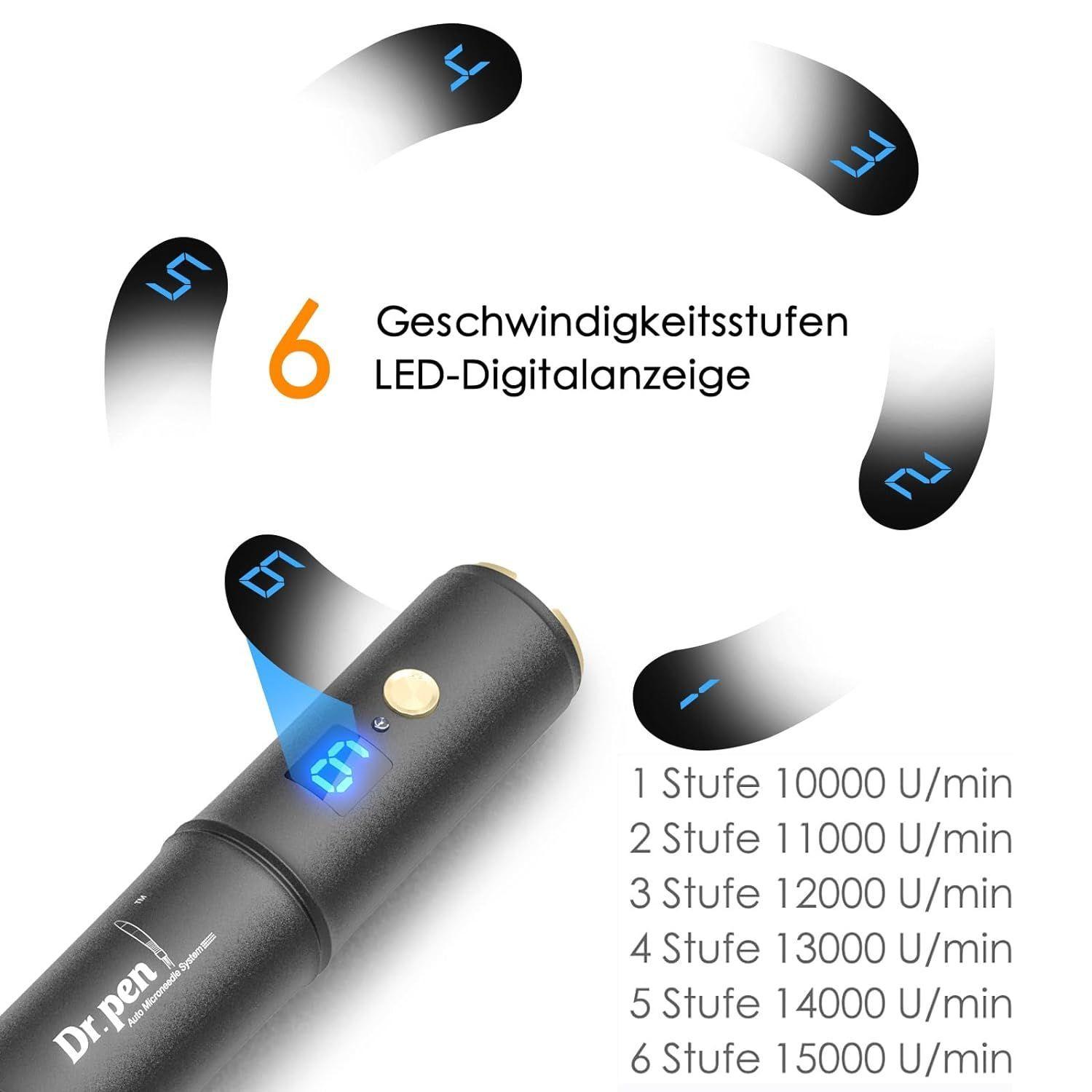 Dr. Pen A8S Dermapen Profesional Cartuchos Incluidos Inalambrico-5