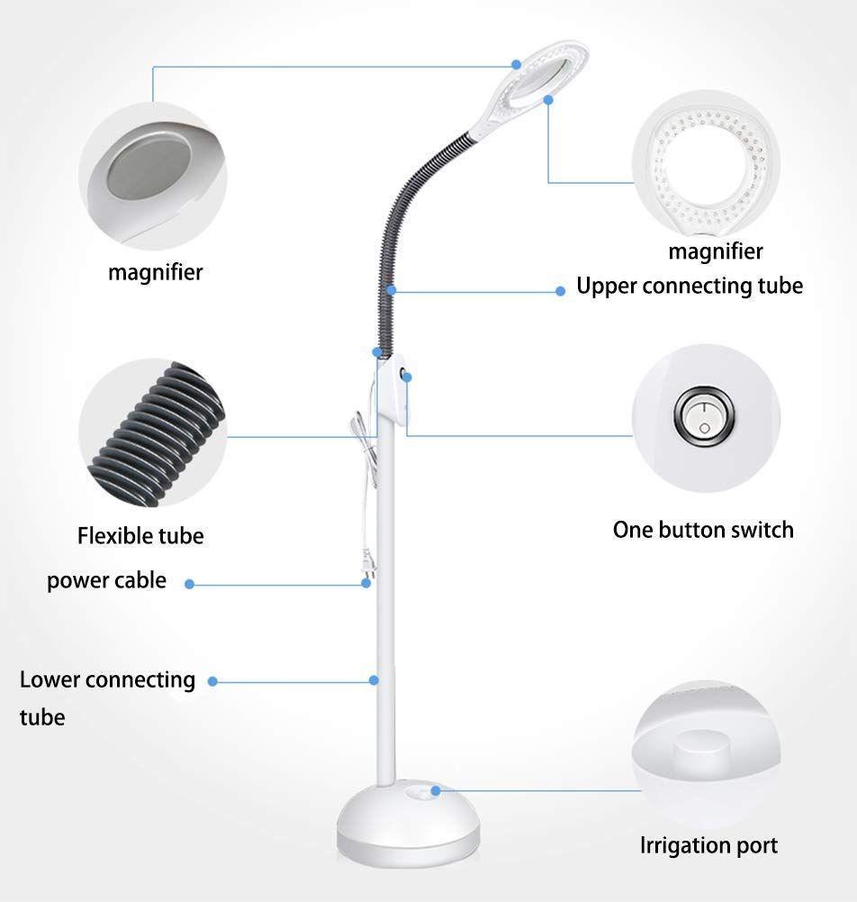 Lampara Led Lupa Con Pedestal Con Zoom x5-4