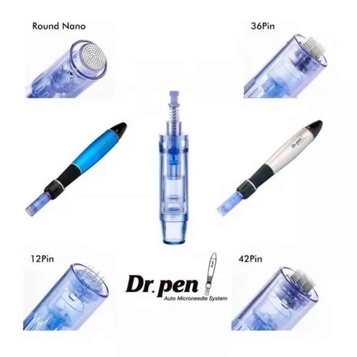 Cartucho Dermapen Dr. Pen A1 y A6 12 Pines Pack 10-3