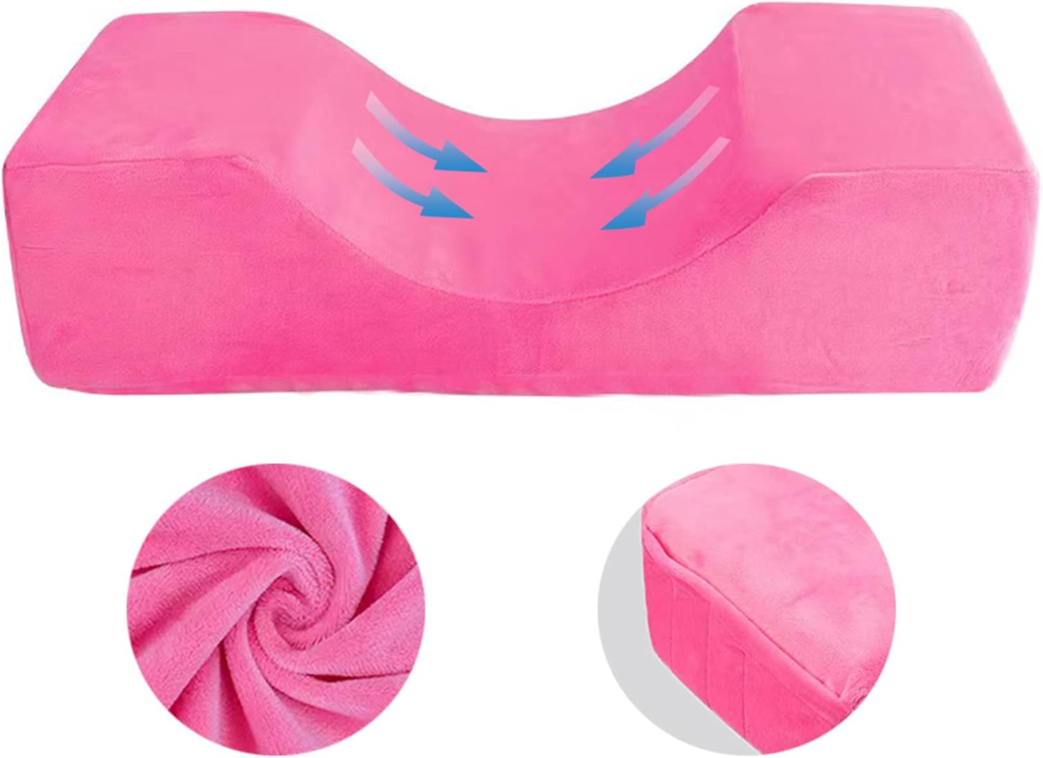Cojin Para Extensiones De Pestañas O Para Lashista Fucsia-2