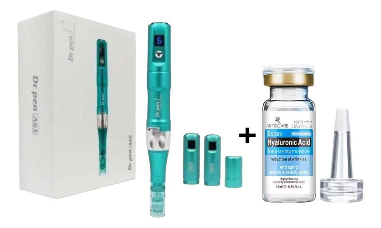 Dermapen A6s Premium Inalambrico ampolla de acido Hialuronico-2