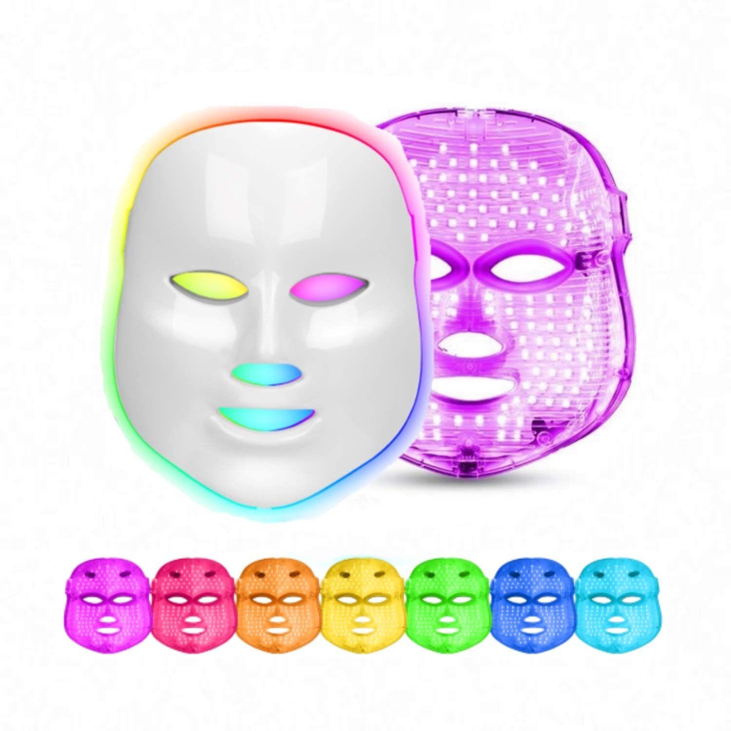 MASCARA FACIAL LED ANTI ACNE Y REJUVENECIMIENTO 7 COLORES-3