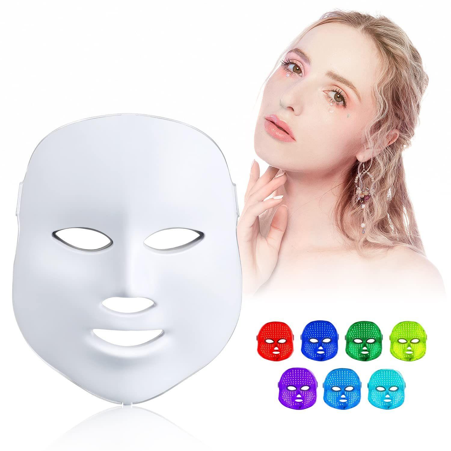 MASCARA FACIAL LED ANTI ACNE Y REJUVENECIMIENTO 7 COLORES-4