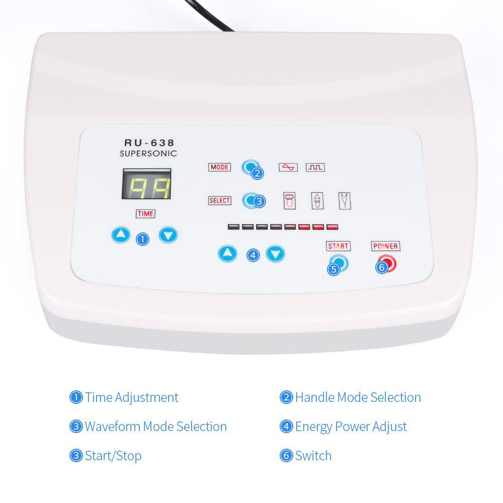 Ultrasonido Profesional 3 En 1 Corporal Y Facial 1 A 3 Mhz-2
