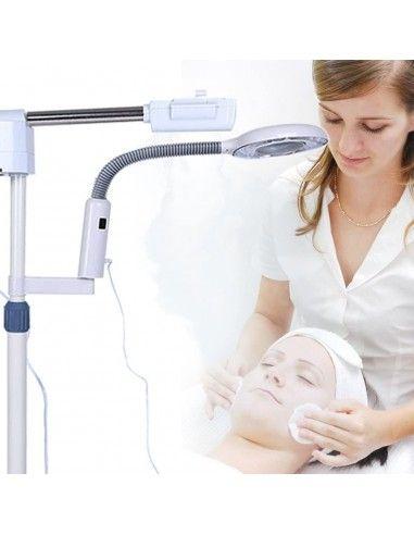 Lupa Con Luz Led  Mas Vaporozono Con Panel Digital Aire Frio  Calor-2