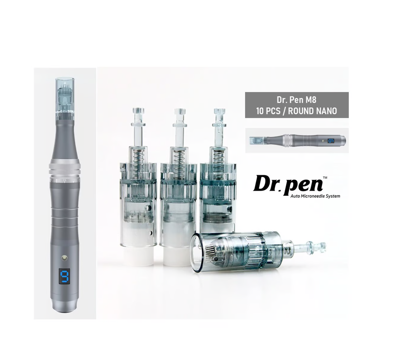 Cartucho Dermapen Dr. Pen M8 Nano Round Pack 10-3