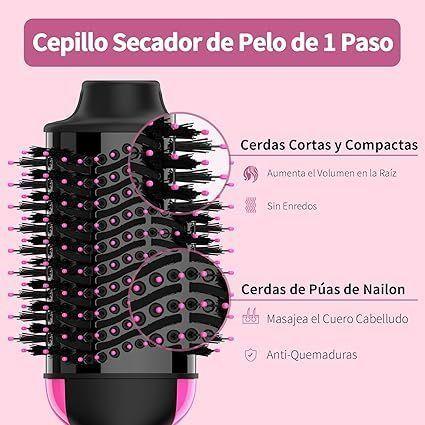 Cepillo Alisador Electrico Para Cabello Voluminizador-3