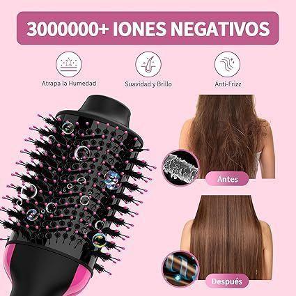 Cepillo Alisador Electrico Para Cabello Voluminizador-5
