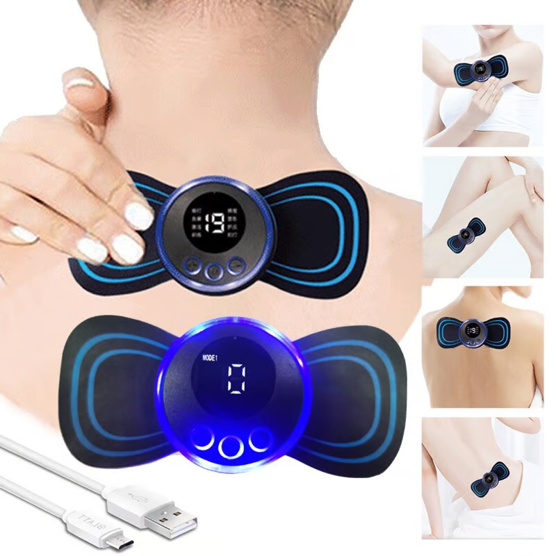 Masajeador Corporal Vibratorio Electrico Alivia El Dolor Corporal Color Negro-2