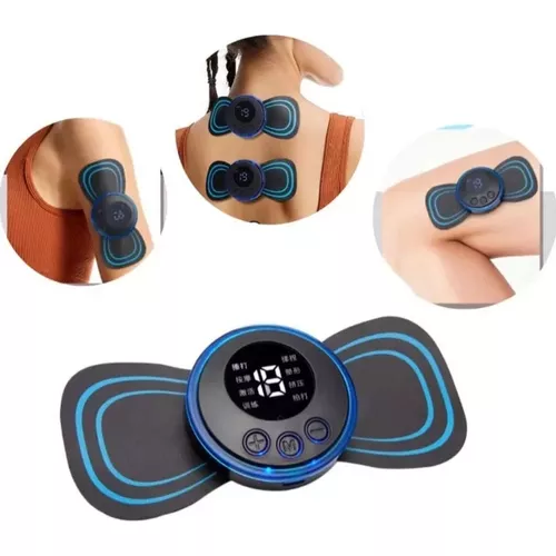 Masajeador Corporal Vibratorio Electrico Alivia El Dolor Corporal Color Negro-3