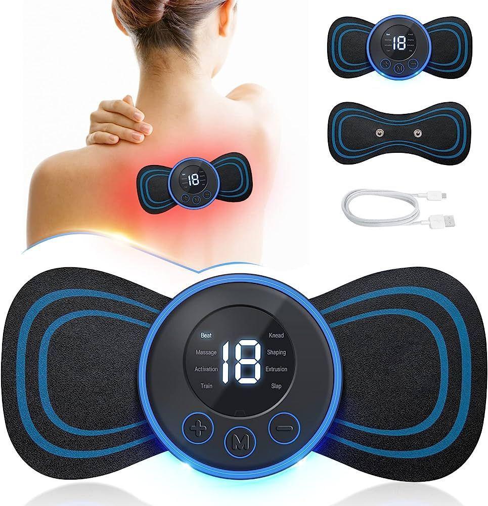 Masajeador Mini Electro Estimulador Masaje Corporal X2-3