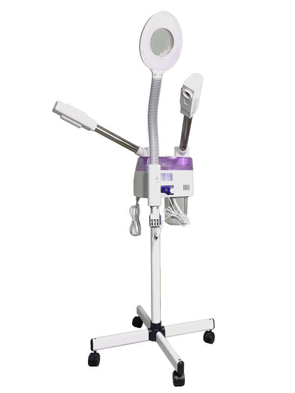 vaporizador  ozono con pedestal frió y calor  su lupa con luz-0