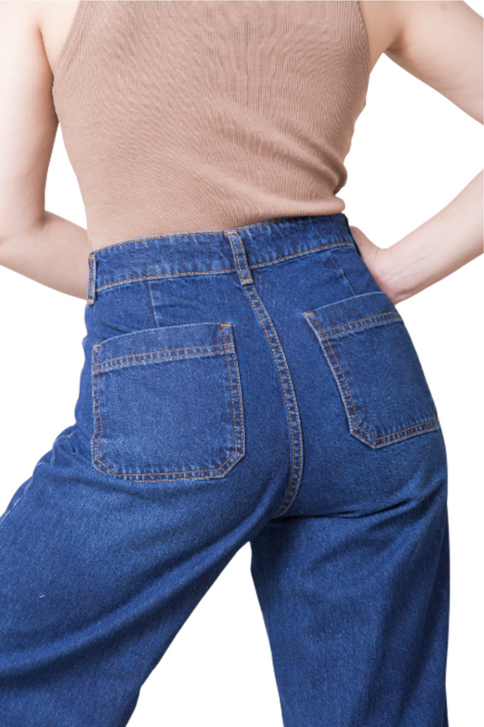 Jeans Nauta Azul Algodón Reciclado-4