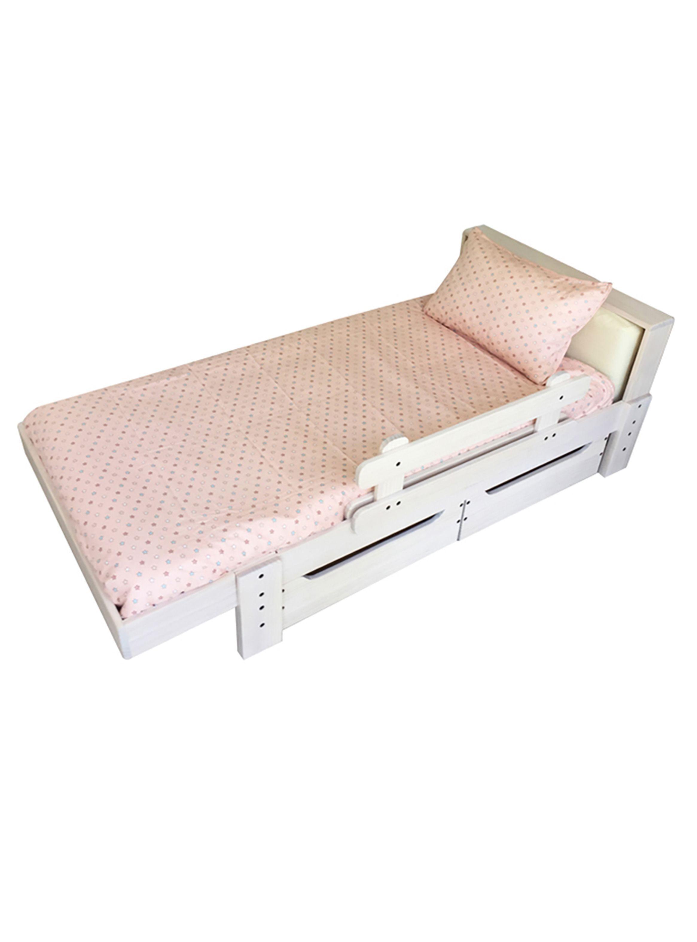 FUNDA de Plumón ( CUBRECAMA ) Stars in pink (120X180) 100% Algodón - para cama infantil o cuna-0