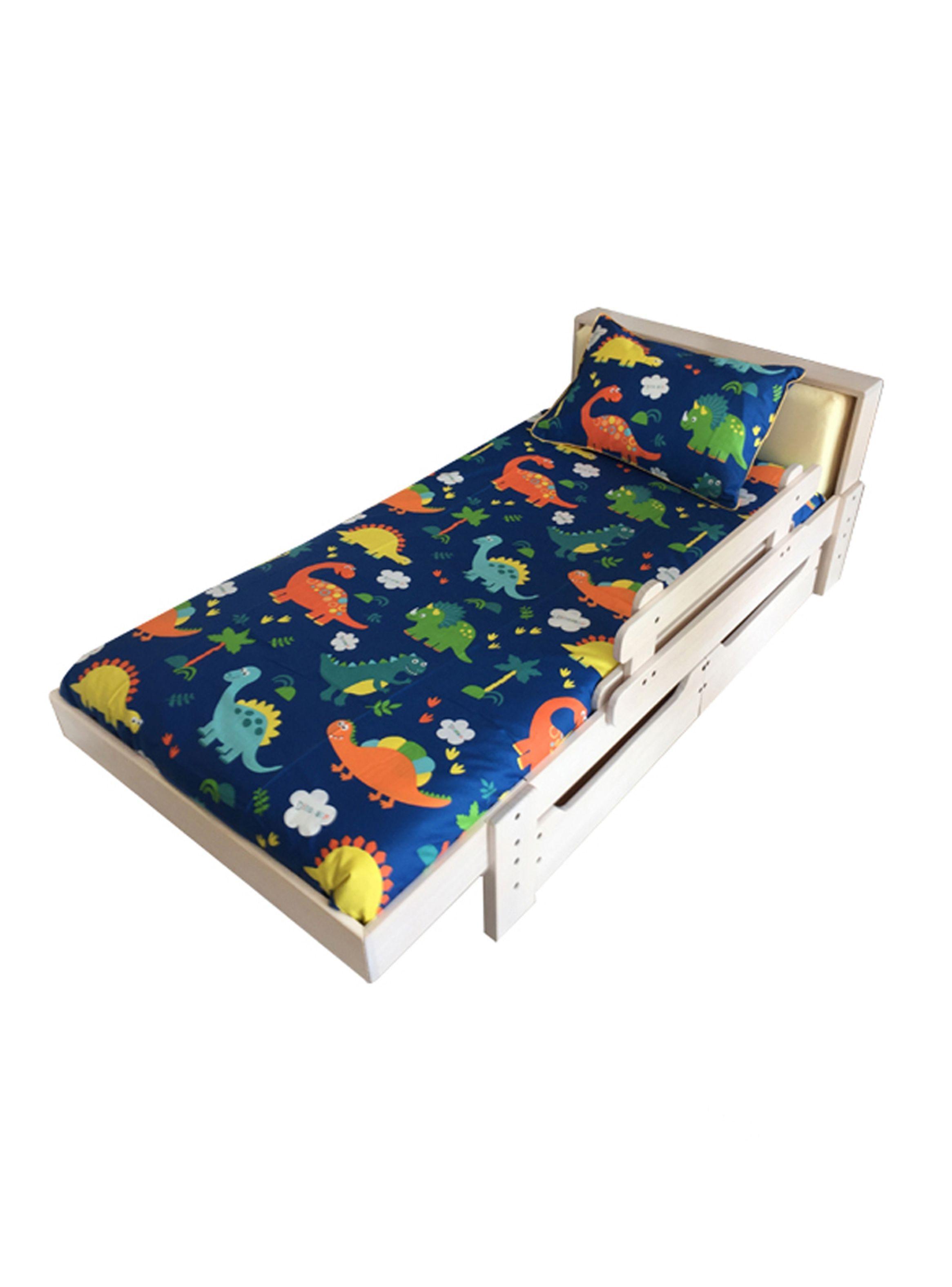 FUNDA DE PLUMÓN ( CUBRECAMA ) DINOSAURIOS (120X180) 100% Algodón - para cama infantil o cuna-0