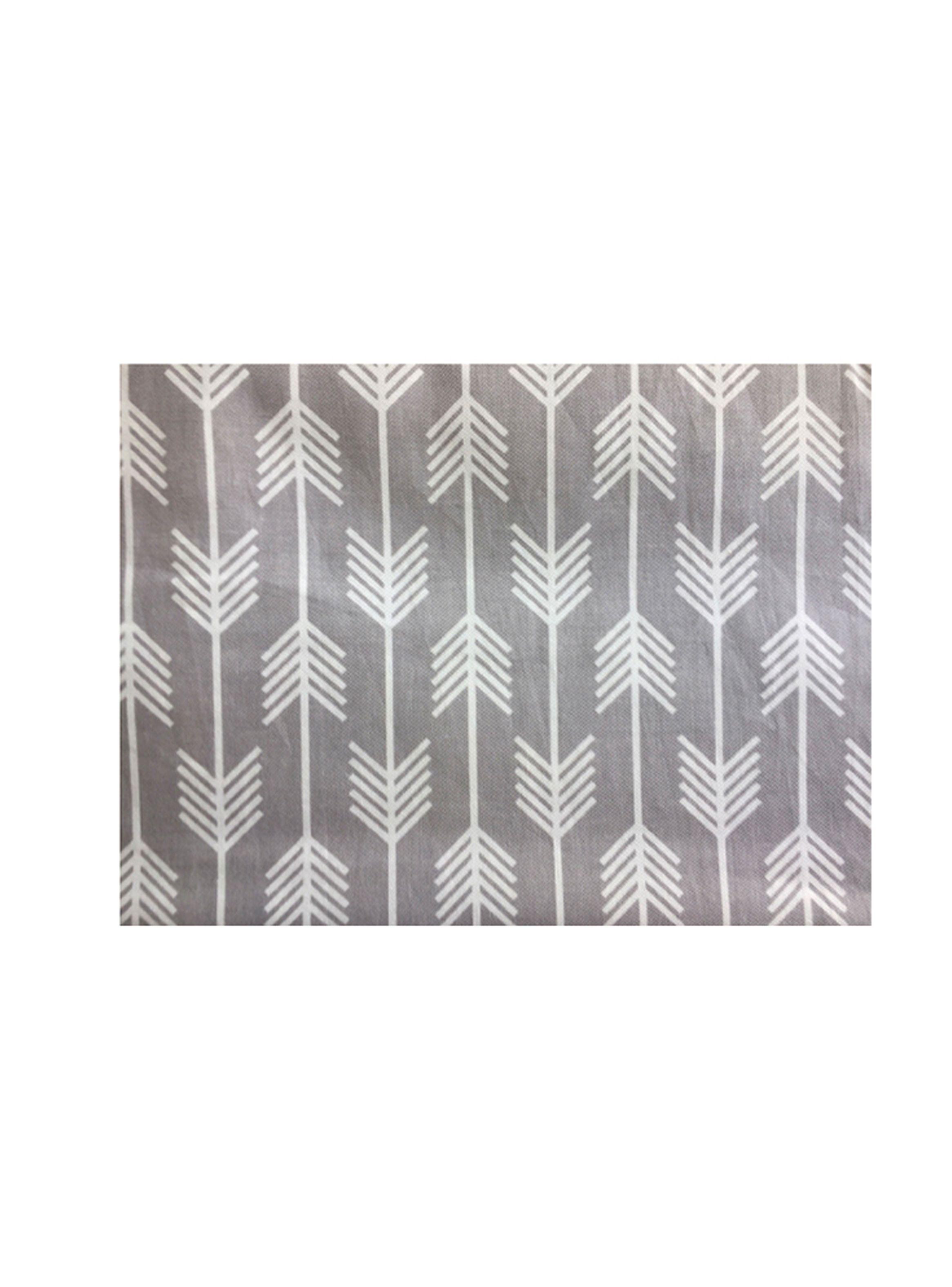 FUNDA DE PLUMÓN ( CUBRECAMA ) GREY ARROWS (120X140) 100% Algodón - para cama infantil o cuna-1