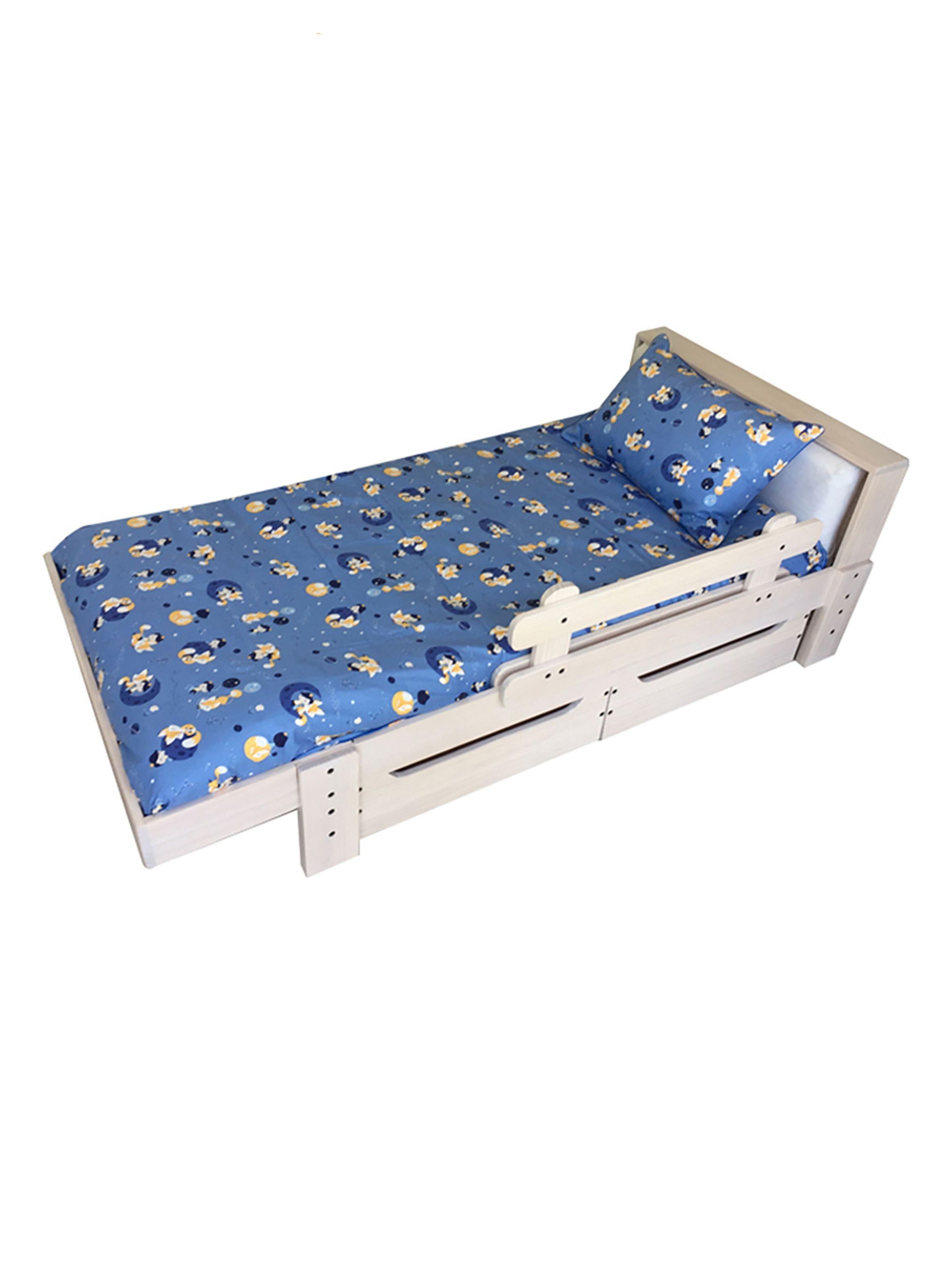 FUNDA de Plumón ( CUBRECAMA )  PrincipitoYzorro (120X180) 100% Algodón - para cama infantil o cuna-0