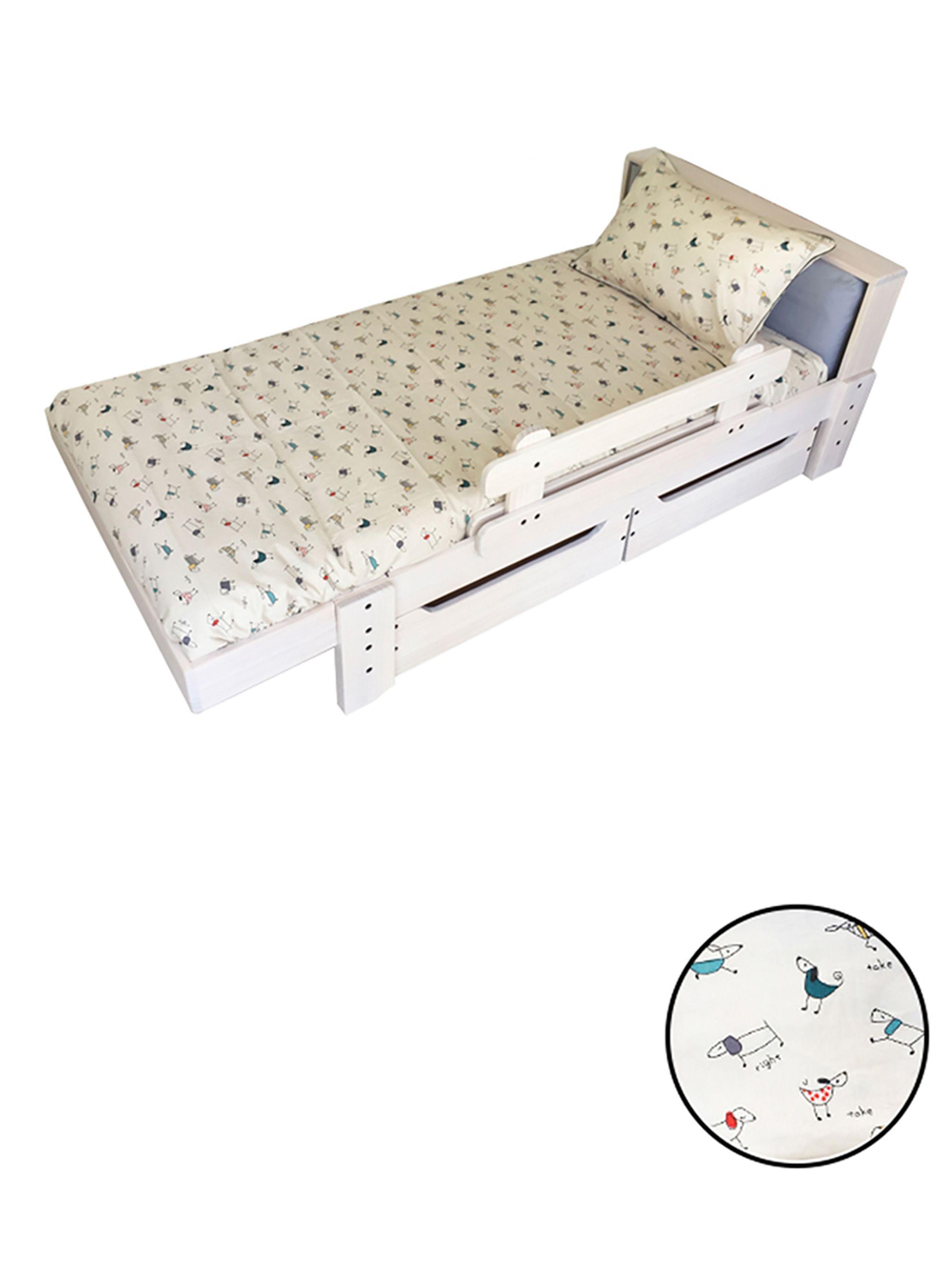 FUNDA de Plumón ( CUBRECAMA ) Perritos animados (120X180) 100% Algodón - para cama infantil o cuna-1