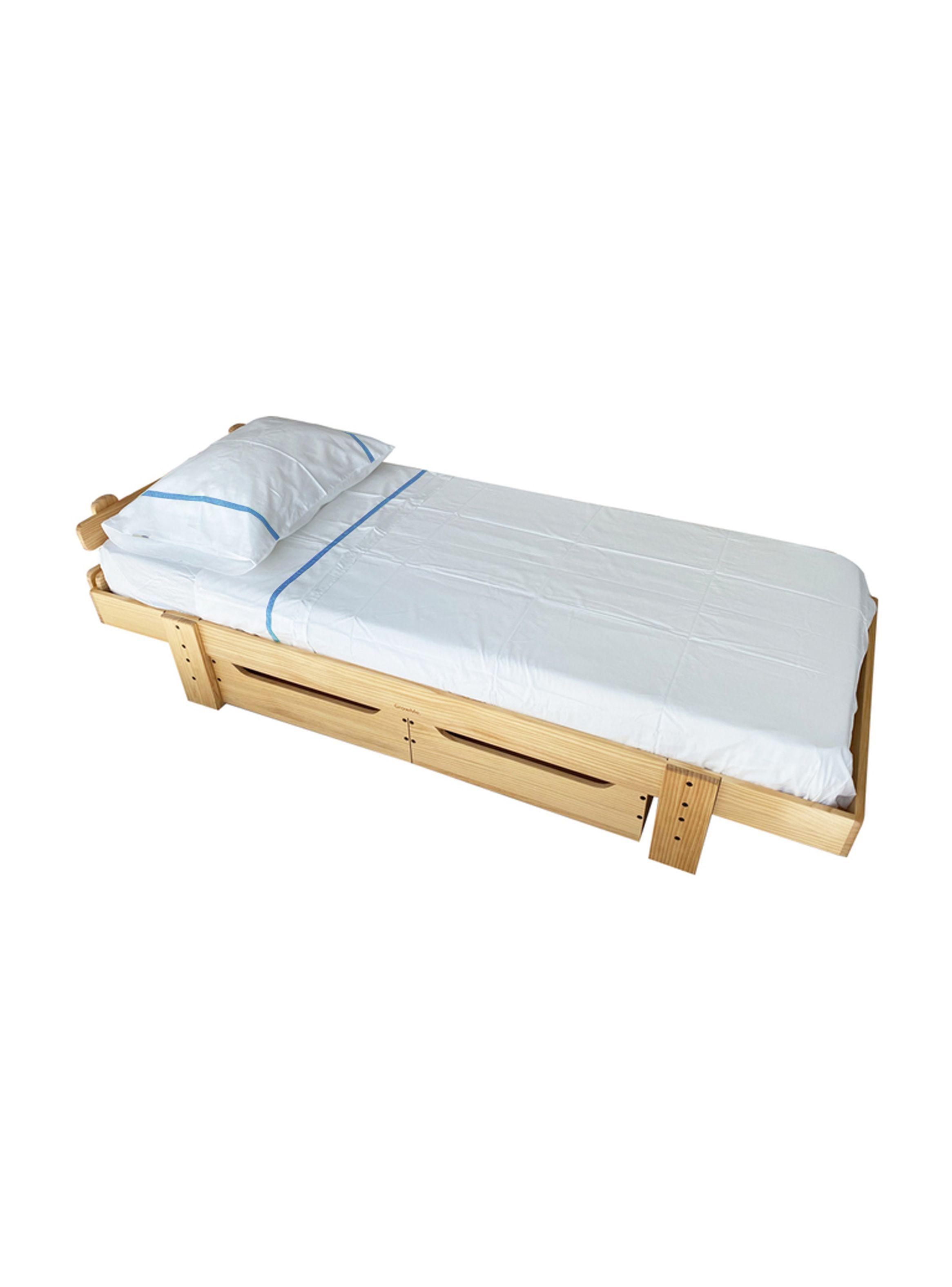 SÁBANAS 300 HILOS para colchón angosto 190x77x22-Azul-0