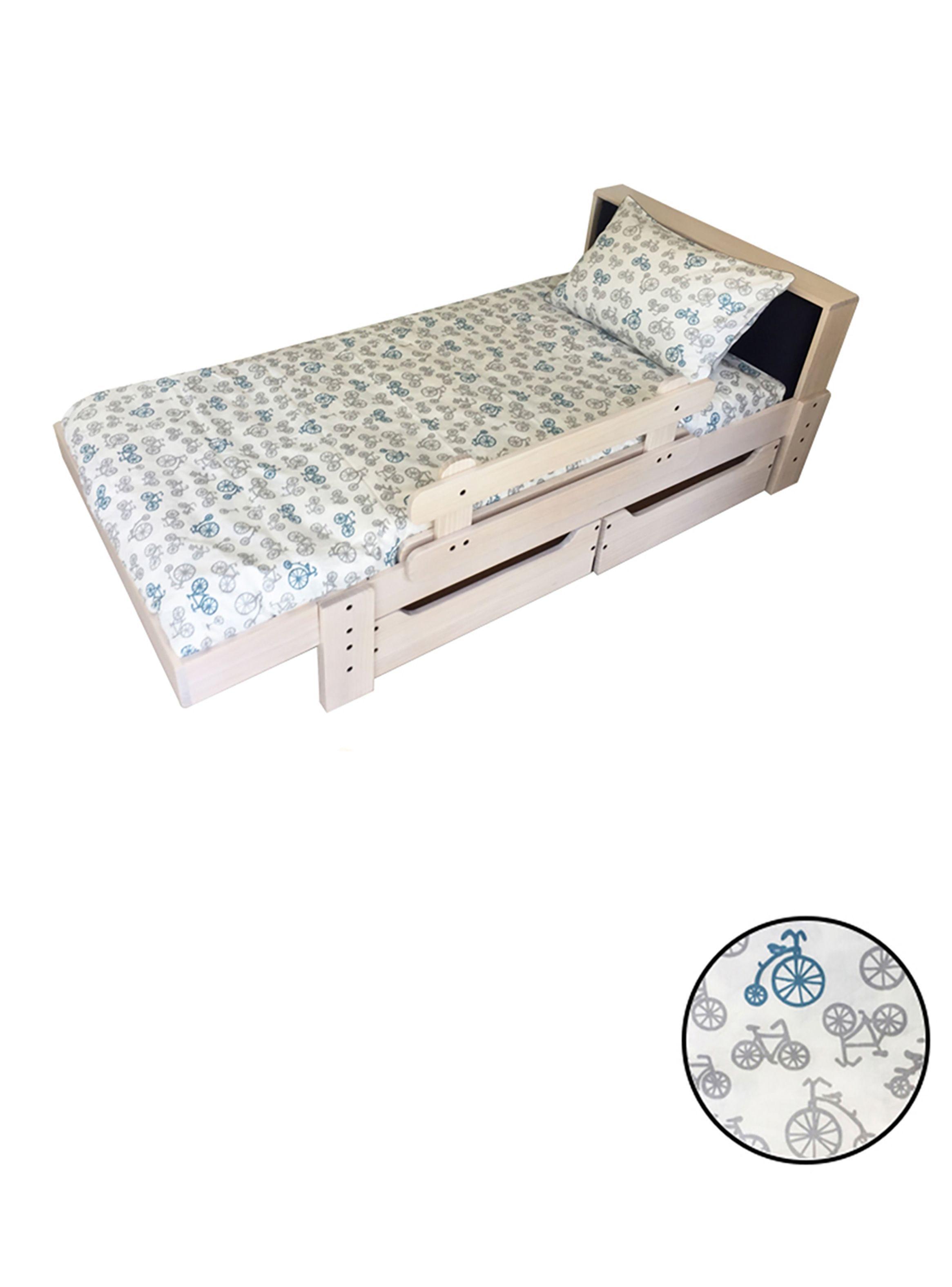 FUNDA de Plumón ( CUBRECAMA) Bicicletas (120X180) 100% Algodón - para cama infantil o cuna-1