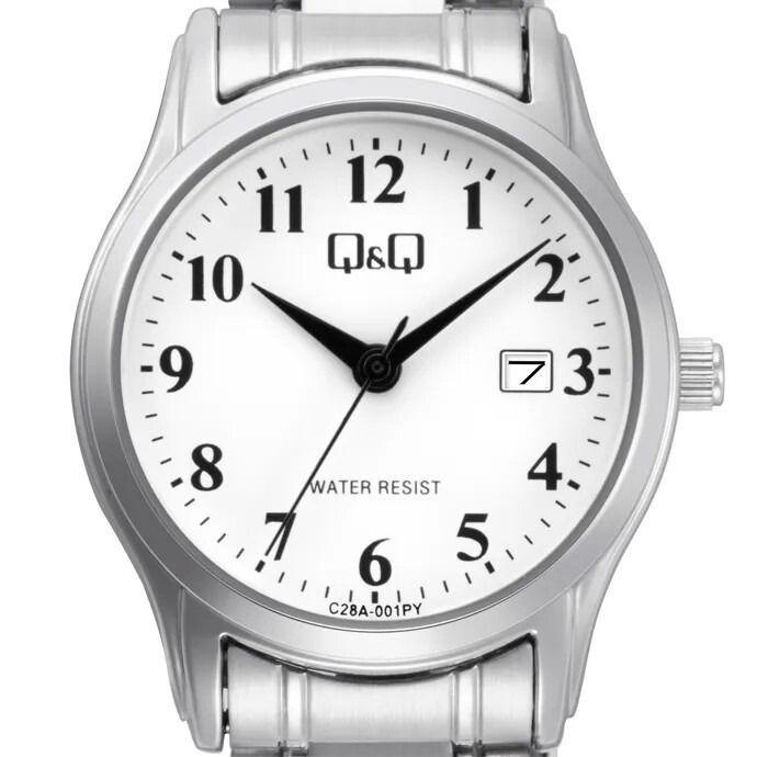 Reloj Q&Q C28A-001PY C28A001PY Mujer Análogo Acero-1