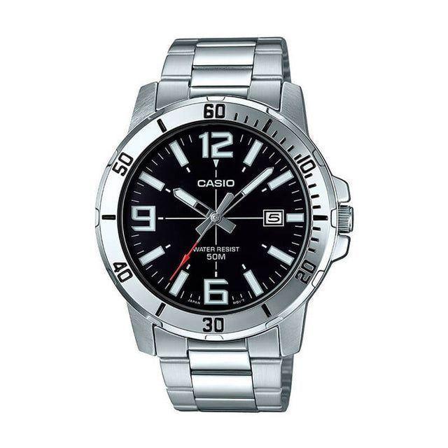 Reloj Casio MTP-VD01D-1B MTPVD01D1B Hombre Análogo Acero Deportivo-0