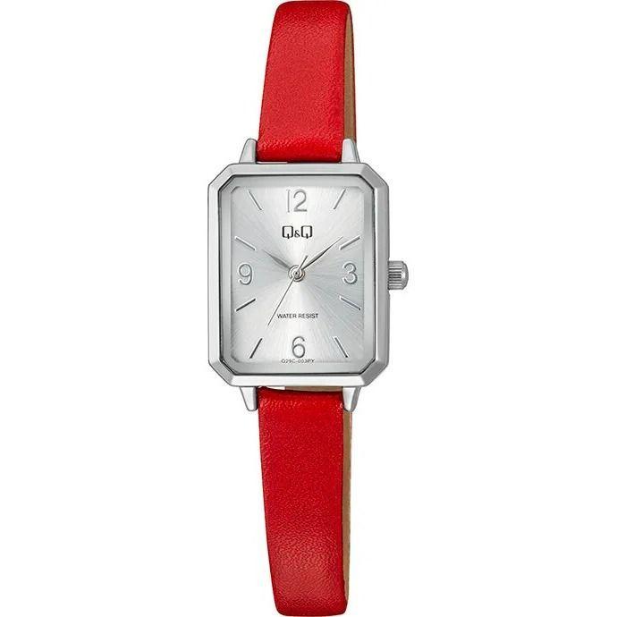Reloj Q&Q Q29C-003PY Q29C003PY Mujer Análogo Cuero-0