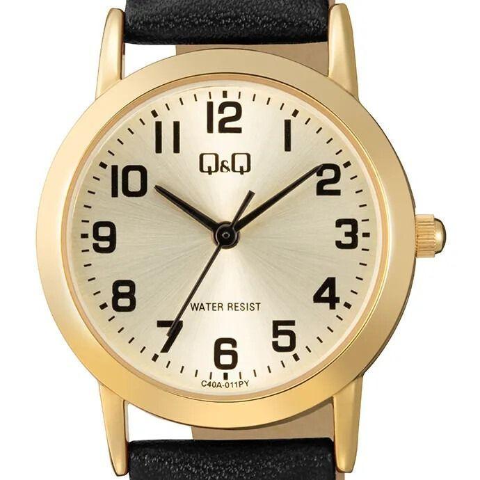 Reloj Q&Q C40A-011PY C40A011PY Mujer Análogo Cuero-1