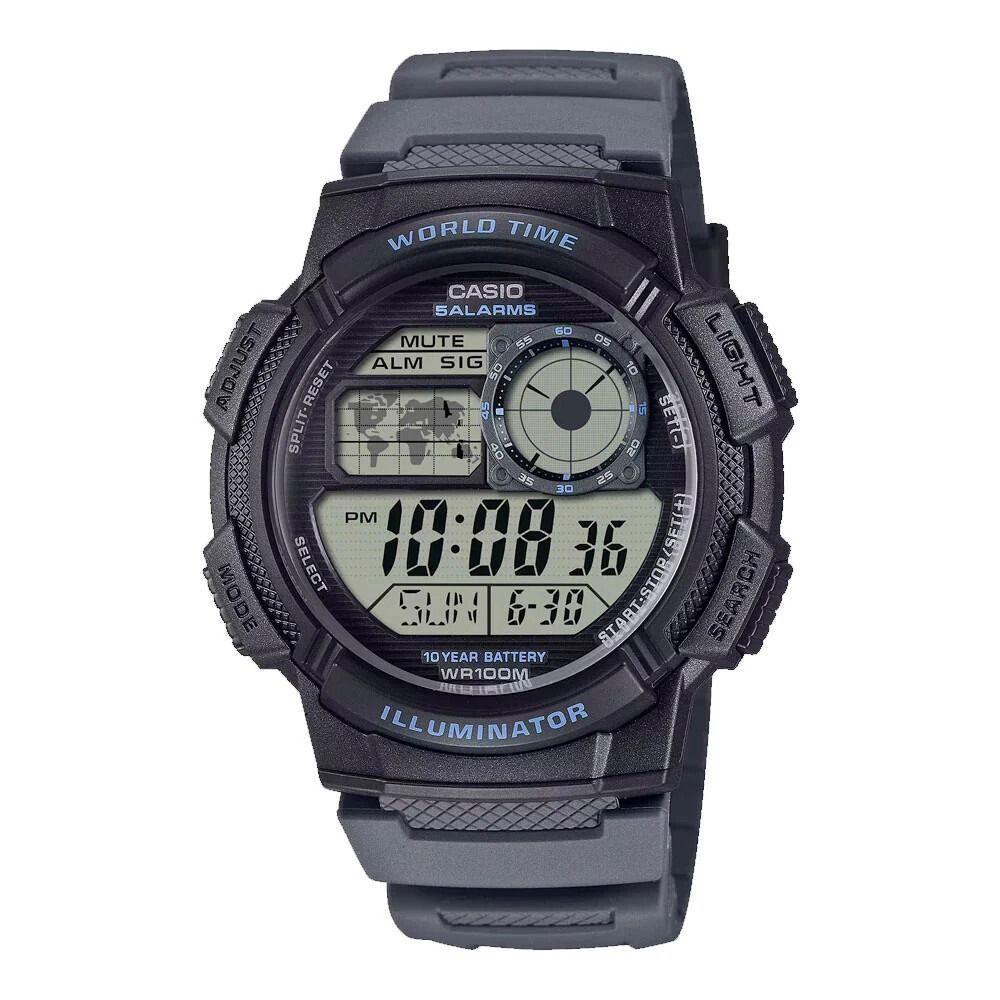 Reloj Casio AE-1000W-8A AE1000W8A Hombre Digital Resina Deportivo-0