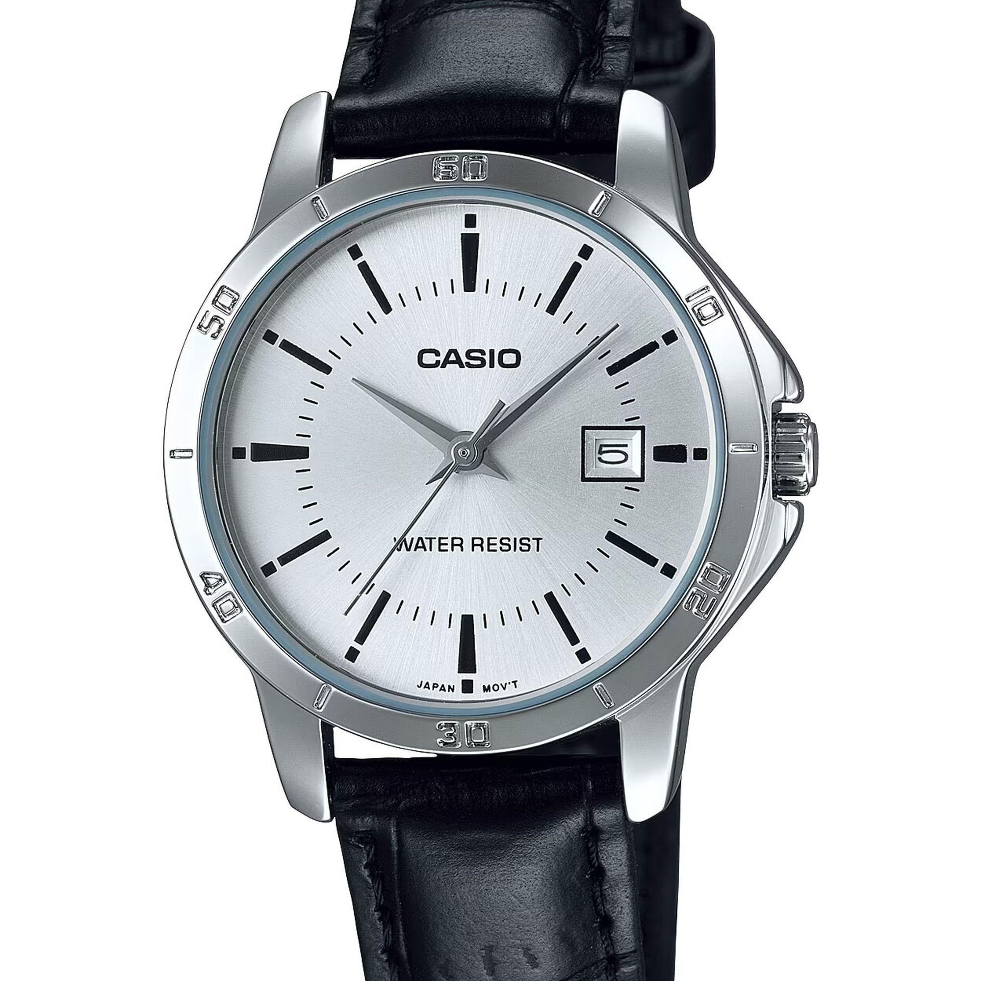Reloj Casio LTP-V004L-7A LTPV004L7A Mujer Análogo Cuero-1